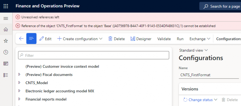 Electronic Reporting Object Base Reference Error - Arcadi Burria